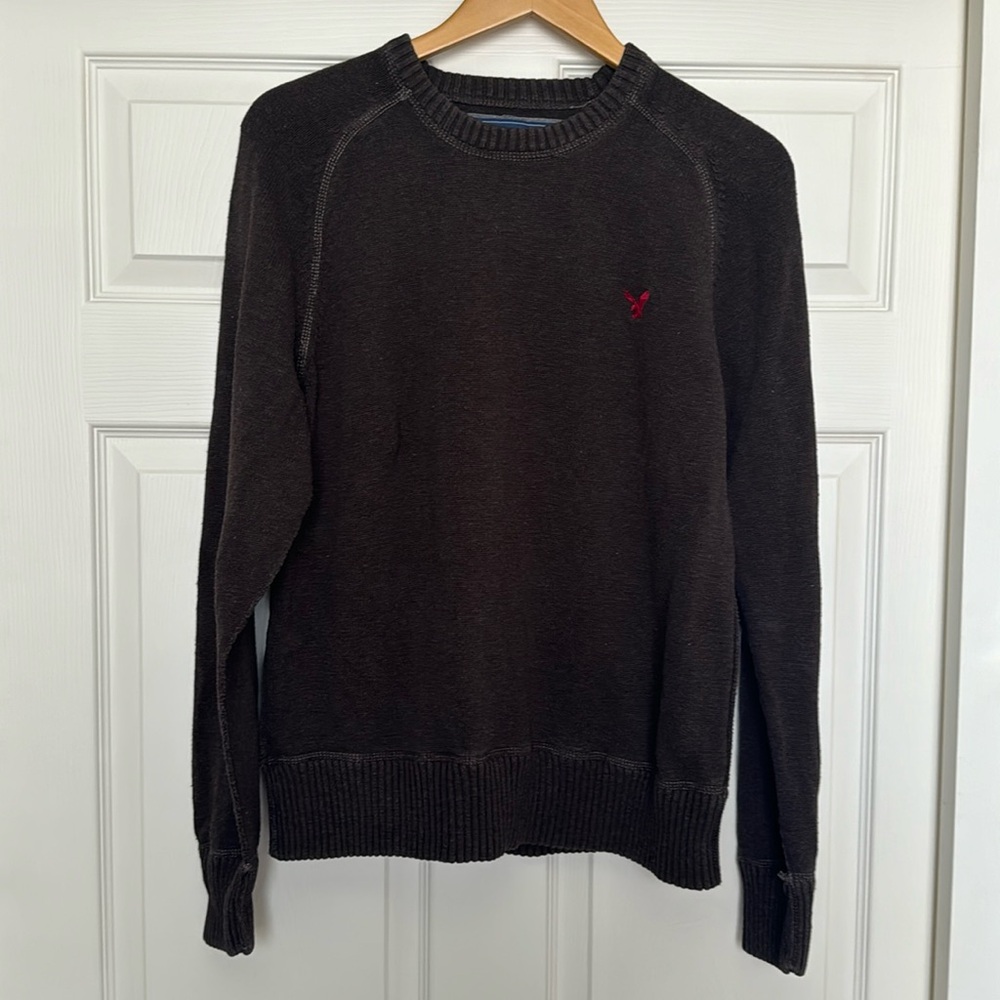 American eagle EUC brown crewneck sweater XL